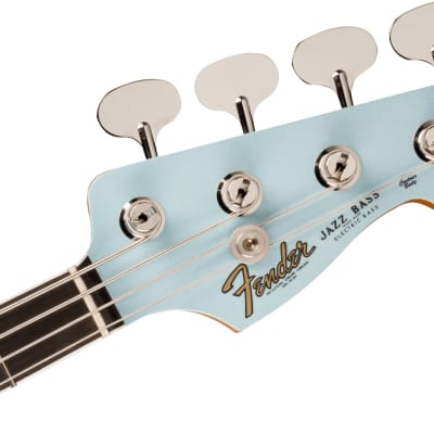 Fender Gold Foil Jazz Bass Sonic Blue image 6