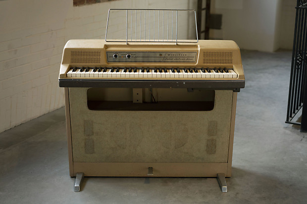 Wurlitzer 206A Electronic Piano Electric Keyboard Beige Tan