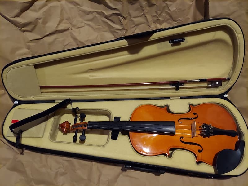 Rothenburg Stradivarius Copy Sized 4/4 violin, Germany, Vintage, with case & bow image 1