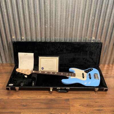 G&L USA JB 4 String Bass Himalayan Blue & Case #7113 image 2