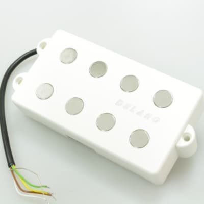 DELANO MC 4 FE Delano 4-string dual coil humbucker pickup white