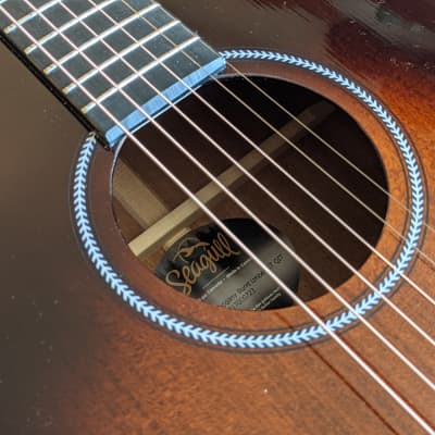 Seagull Maritime SWS Mahogany Burnt Umber Gloss Top QIT Acoustic-Electric Guitar image 10