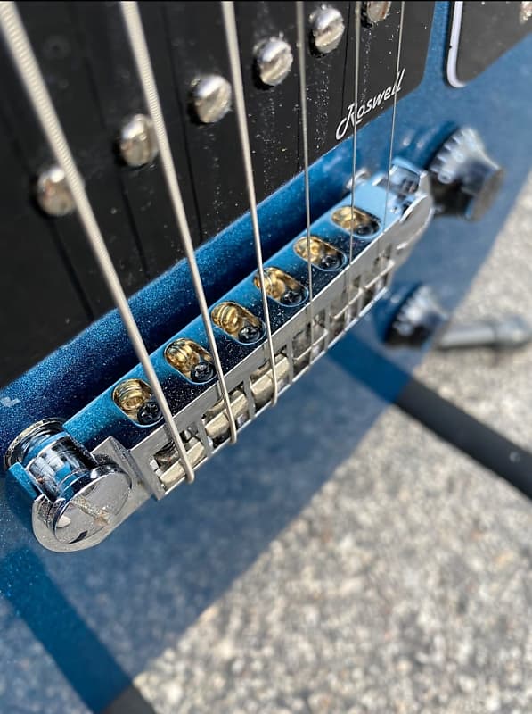 Harley Benton DC-Junior Pelham Blue | Reverb