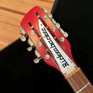 Rickenbacker 456-12 convertible 6/12 string electric guitar original vintage OHSC 1967 Fireglo image 8