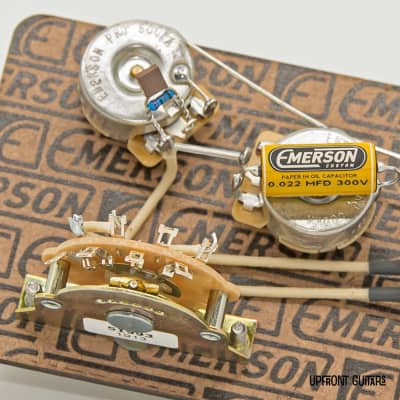 Emerson Blender 5-Way Strat Prewired Kit 500K Custom