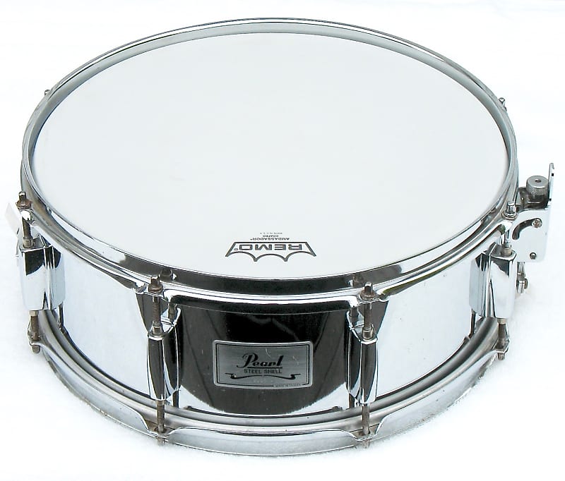 Pearl Steel Shell Snare Drum image 1