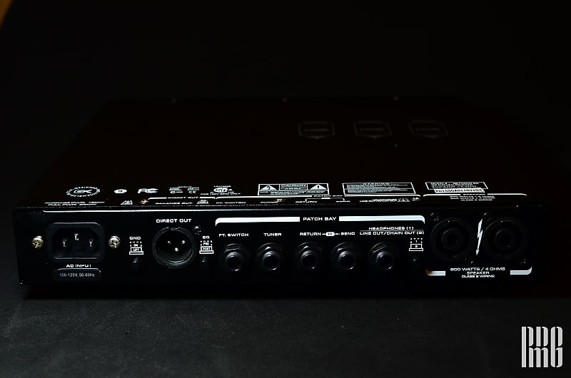 Gallien-Krueger MB Fusion 800 Ultra-Light 800W Tube Preamp Bass Head |  Reverb