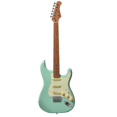 Bacchus BST-1-RSM/M-SFG Universe Series Roasted Maple Electric Guitar, Sea Foam Green for sale