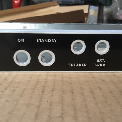 Deluxe Reverb Amp Faceplate and Backplate Fender Blackface era image 7