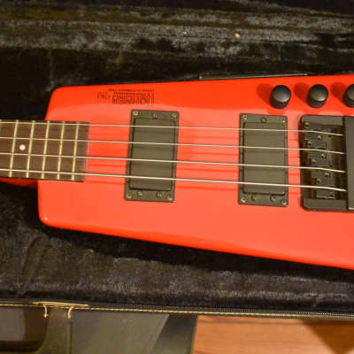Hohner b2 Headless Bass   Red image 1