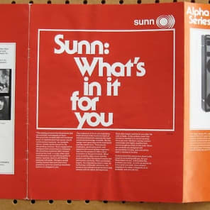 Sunn Catalog 1972 image 6