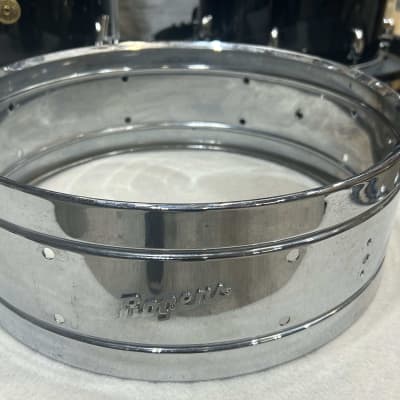 Rogers 5X14" Brass Holiday Model Snare Drum Shell (2124-C-2234) 60's - chrome over brass image 1