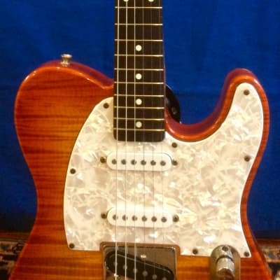 1996 Fender MIJ Sunburst FotoFlame Telecaster~50th Anniv~Player Grade Guitar w Gig Bag~Hamburglar image 5