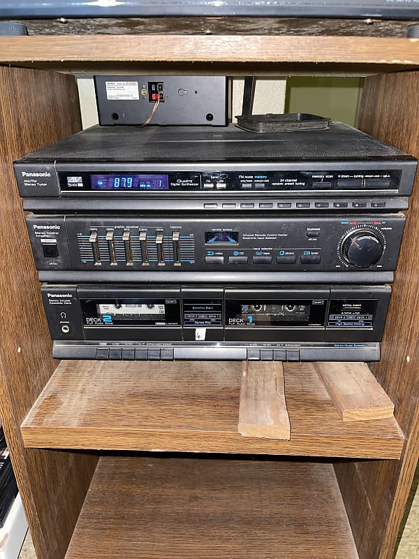 Panasonic SA-H30 store Stereo Cassette Receiver And Panasonic SL-H50B Turntable