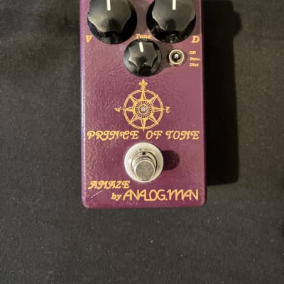 Analogman Prince Of Tone Distortion/OD/Boost Pedal for sale