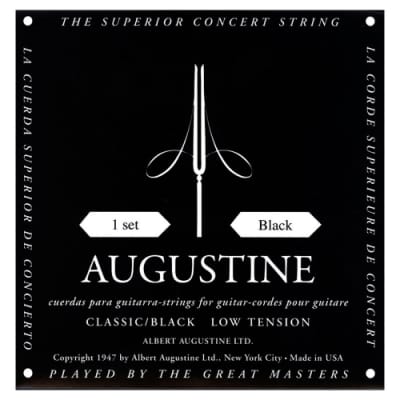 Augustine Classical Black Set - Low Tension for sale