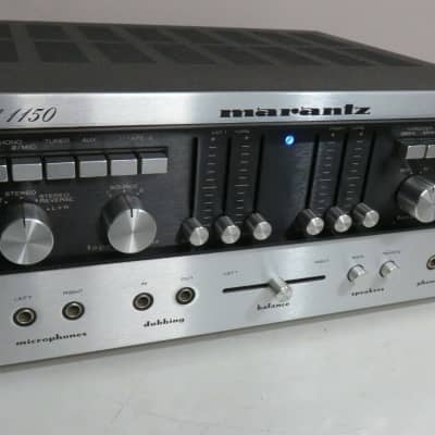 MARANTZ 1150 INTEGRATED STEREO AMPLIFIER SERVICED FULLY RECAPPED image 2
