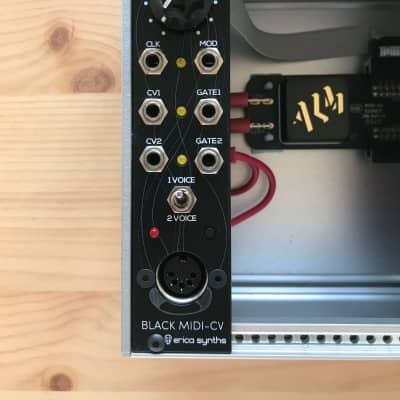 Erica Synths Black MIDI CV v2   Eurorack Module on ModularGrid