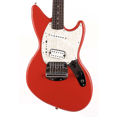 Fender Kurt Cobain Jag-Stang Fiesta Red Used image 1