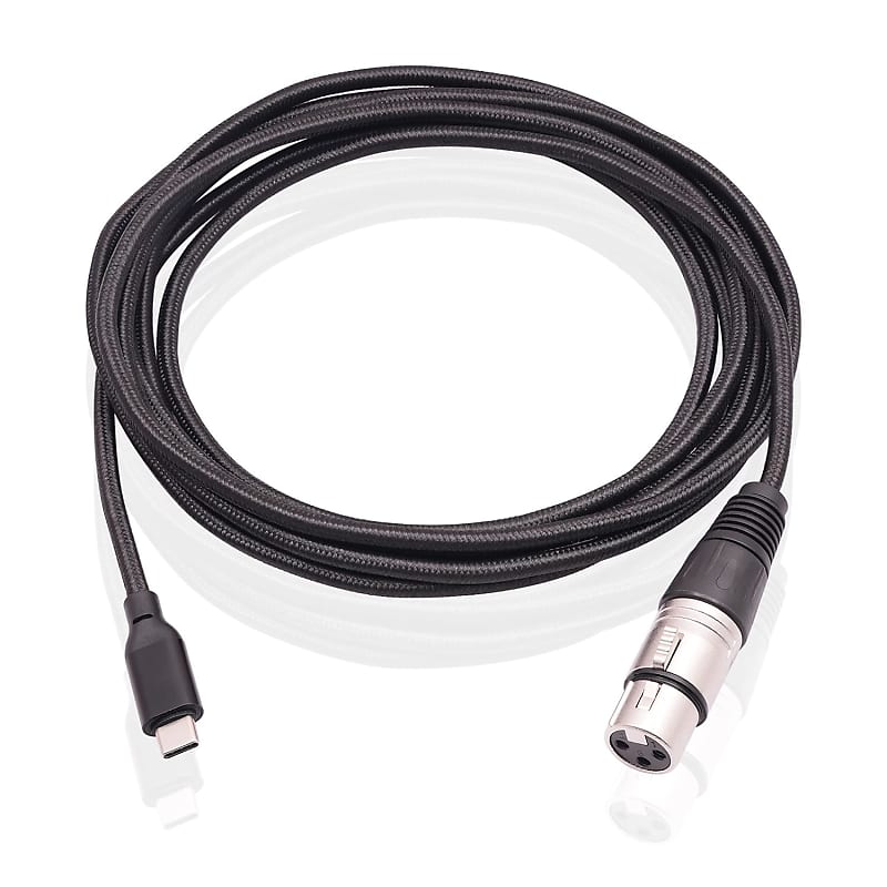 USB C To XLR Female Cable Low Noise HIFI USB C Microphone Cable Part For