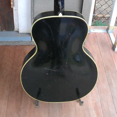 1940s SS Stewart Archtop  guitar Black image 3