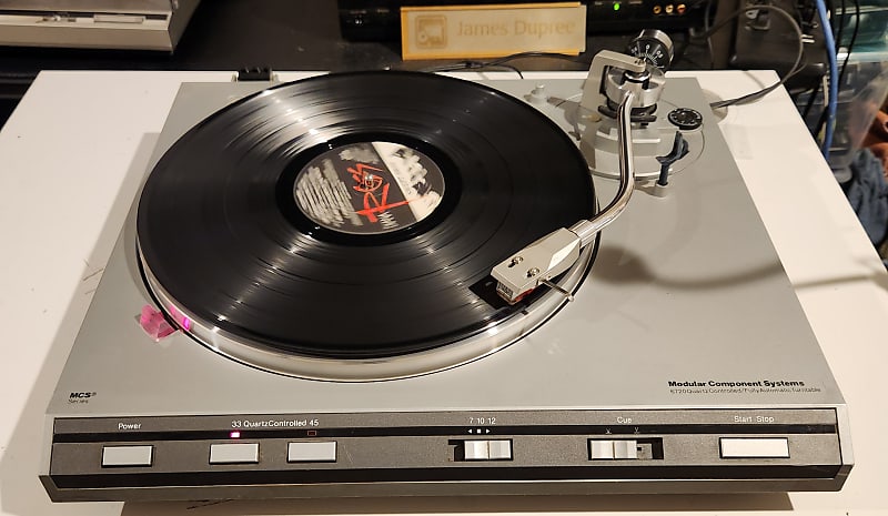 MCS Vintage MCS Fully Automatic Quartz Turntable 80s  - Grey  			