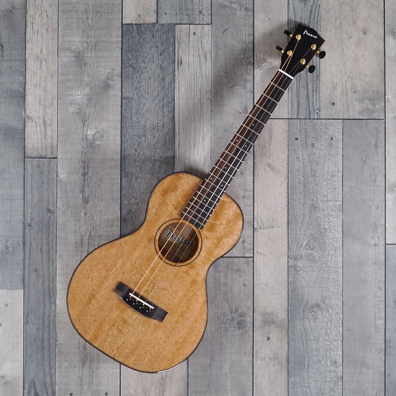 Pono UL43 Solid Mango Big Body 'Baritone' Ukulele (Steel Reverb UK