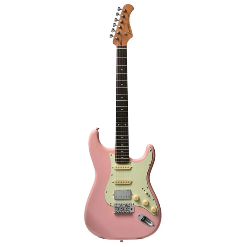 Bacchus BST-2-RSM/M-SLPK Universe Series Roasted Maple Electric Guitar,  Shell Pink