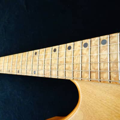Rukavina Birdseye, Lacewood, Alder J Model 25" Offset Guitar image 5