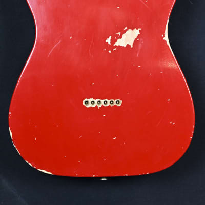 Fender Custom Shop B3 LTD Reverse '50s Telecaster from 2023 in Relic Cimarron Red with original hardcase image 7
