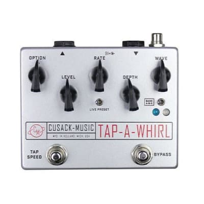 Cusack Music Tap-a-Whirl V.3 Analog Tap-Tempo Tremolo Effects Pedal image 2