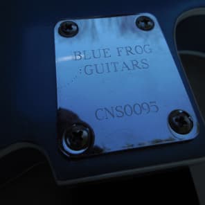 Blue Frog Custom Shop USA Double Bound Hybrid Tele/Strat Lake Placid Blue Nitro Lacquer image 11