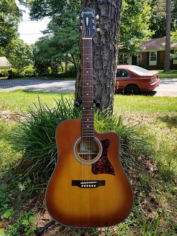 Epiphone Masterbilt DR-400 MCE VBS | Reverb