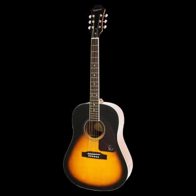 Epiphone AJ-220S VS Dreadnought Vintage Sunburst | Reverb UK