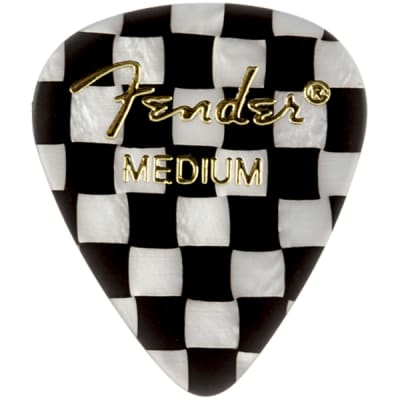 Fender Premium Picks - Medium 351 Shape Checker 12 Pack image 2