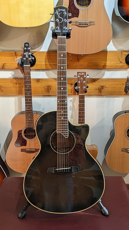 Yairi YE-35-BKS Acoustic/Electric Guitar w/Case (Used) image 1