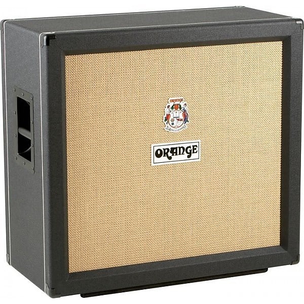 Orange PPC412 240-watt 4x12" Guitar Speaker Cabinet (MADE IN ENGLAND) - Black image 1