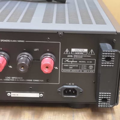 Accuphase A-30 power amplifier + original box image 5