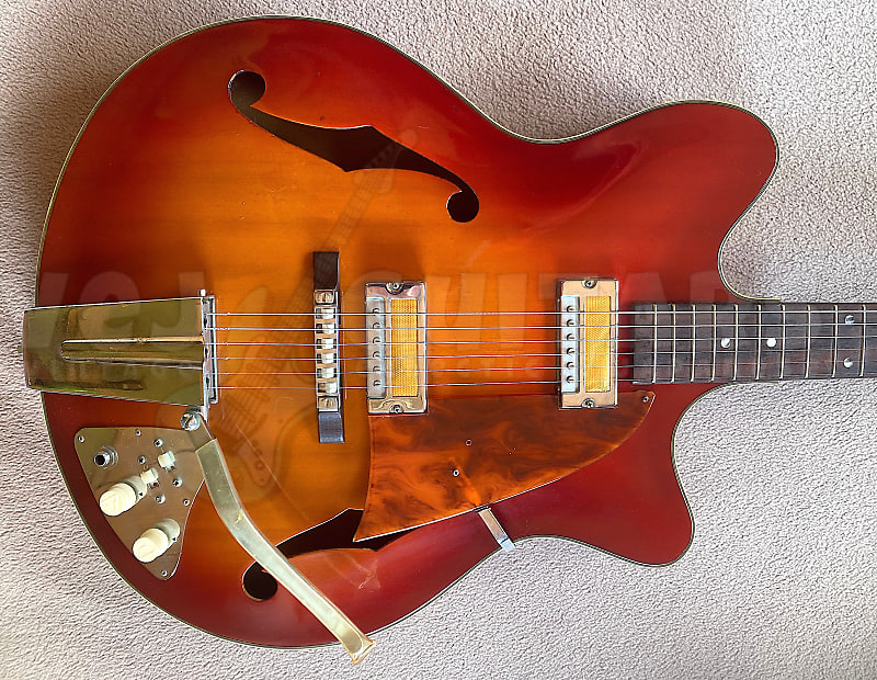 ギター GUYATONE SG-12T ORIG FOIL PUPS 1966 OHSC 1960s Guyatone SG-12T Vintage Electric Guitar w/ Gold Foil