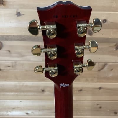 Gibson Custom M2M Les Paul Custom Figured Top Gloss Electric Guitar - Dark Cherry Burst image 6