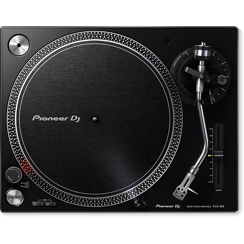 Pioneer PLX-500 Direct Drive DJ Turntable - Black image 1