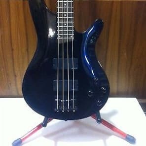 Ibanez SDGR 4 String Bass Guitar EMG HZ Pickups Black Finish Used 