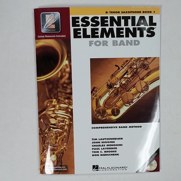 Hal Leonard Essential Elements for Band - Bb Tenor Saxophone Book 1 with EEi image 1