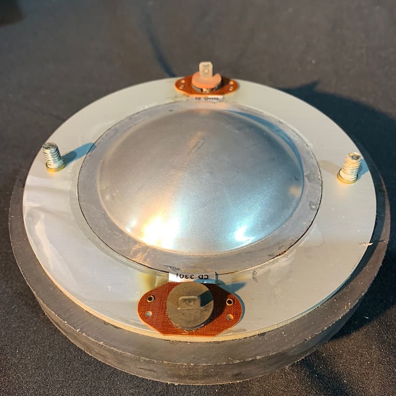 One pair of Renkus-Heinz SSD 3301 compression drivers with horns