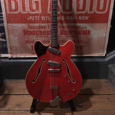 Framus バンジョー カントリー＆ウエスタン フォーク ブルース ビート Framus 5/114-54 Fret Jet Semi-Acoustic Guitar 1964 Red | Reverb
