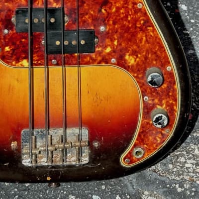 Fender Precision Bass 1960 - the ultimate Original Owner Slab Neck P Bass & she's 1 of the best players ever ! image 12