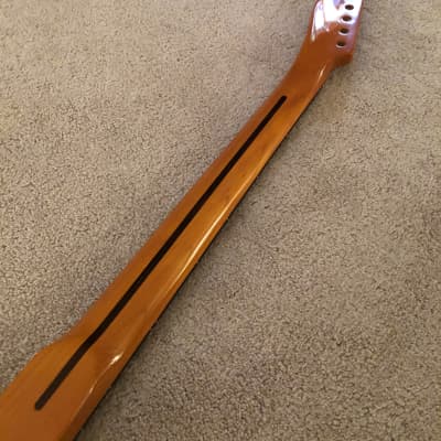 Cyber Monday  Sale! Stunning Telecaster Neck Fender or Squier vintage relic project SAS FRETS! image 7