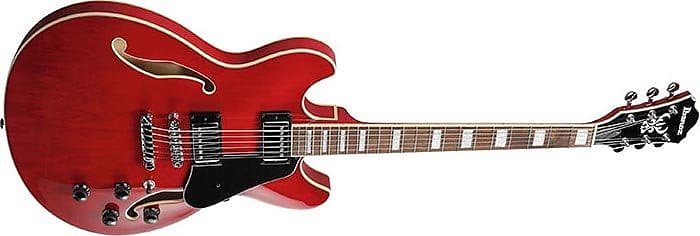 IBANEZ AS73-TCD ARTCORE SEMI-HOLLOW ELECTRIC GUITAR TRANSPARENT CHERRY RED