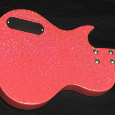 Luna Aurora short-scale electric guitar Pink Sparkle NEW Childrens/Travel - NIB image 6