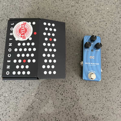 Reverb.com listing, price, conditions, and images for one-control-baltic-blue-fuzz